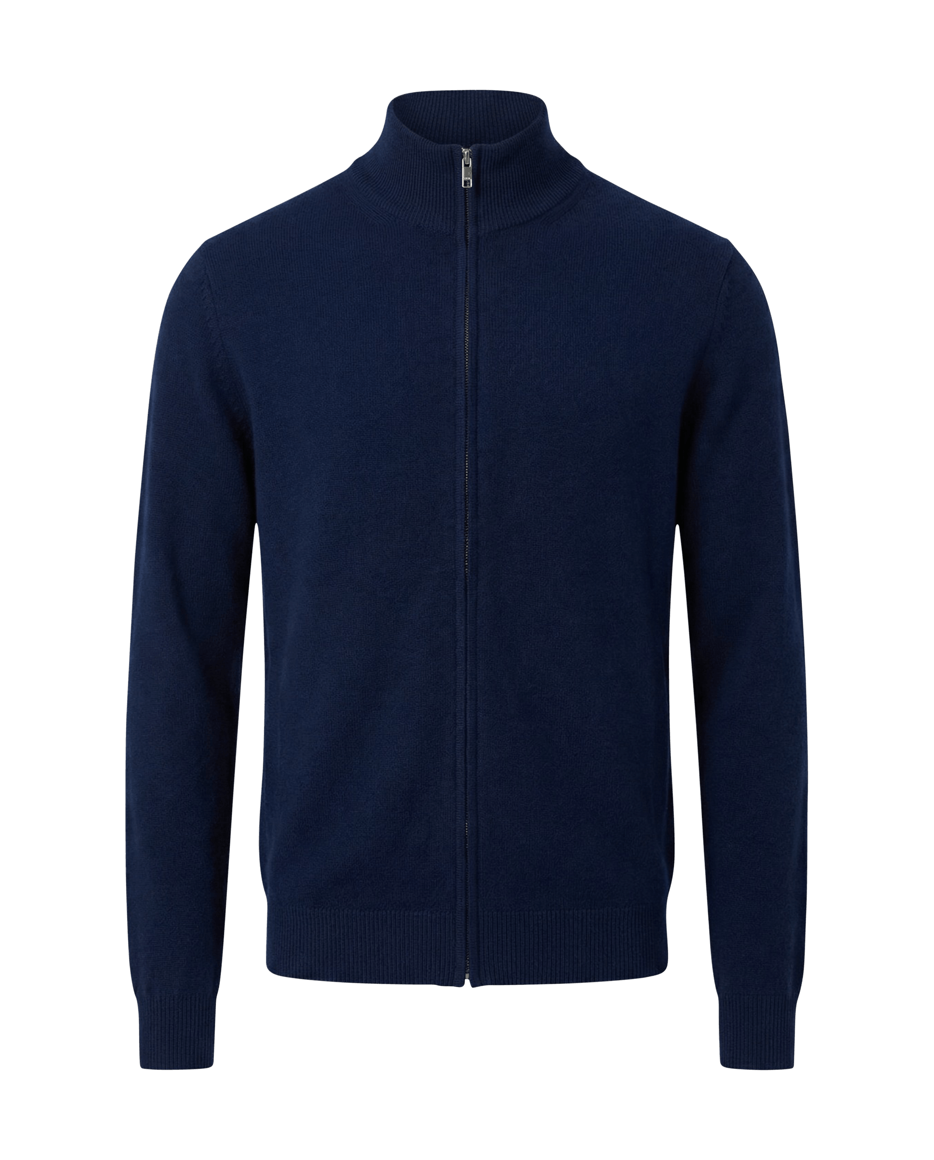 Merino cardigan marineblauw