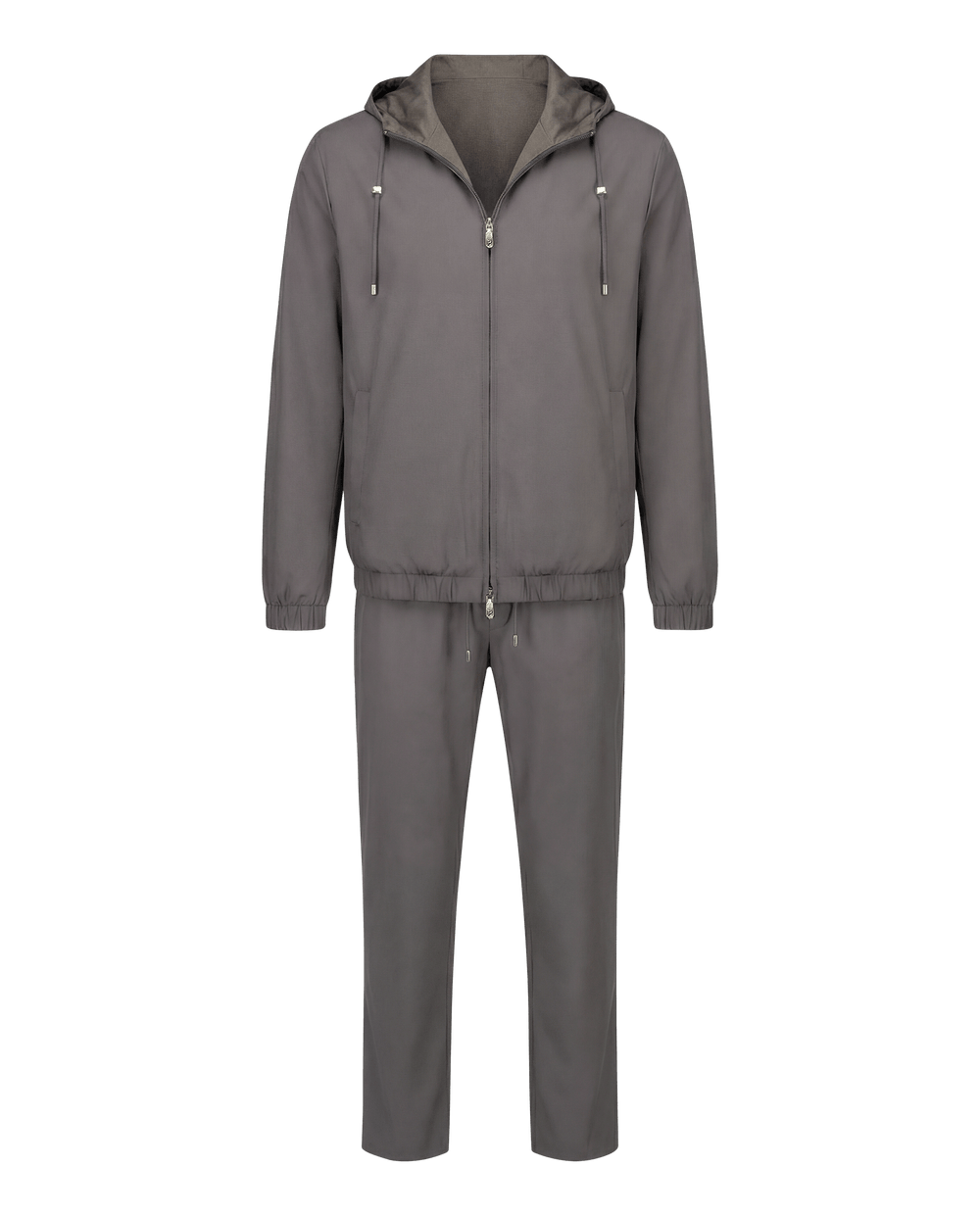 Gray tracksuit on a transparent background