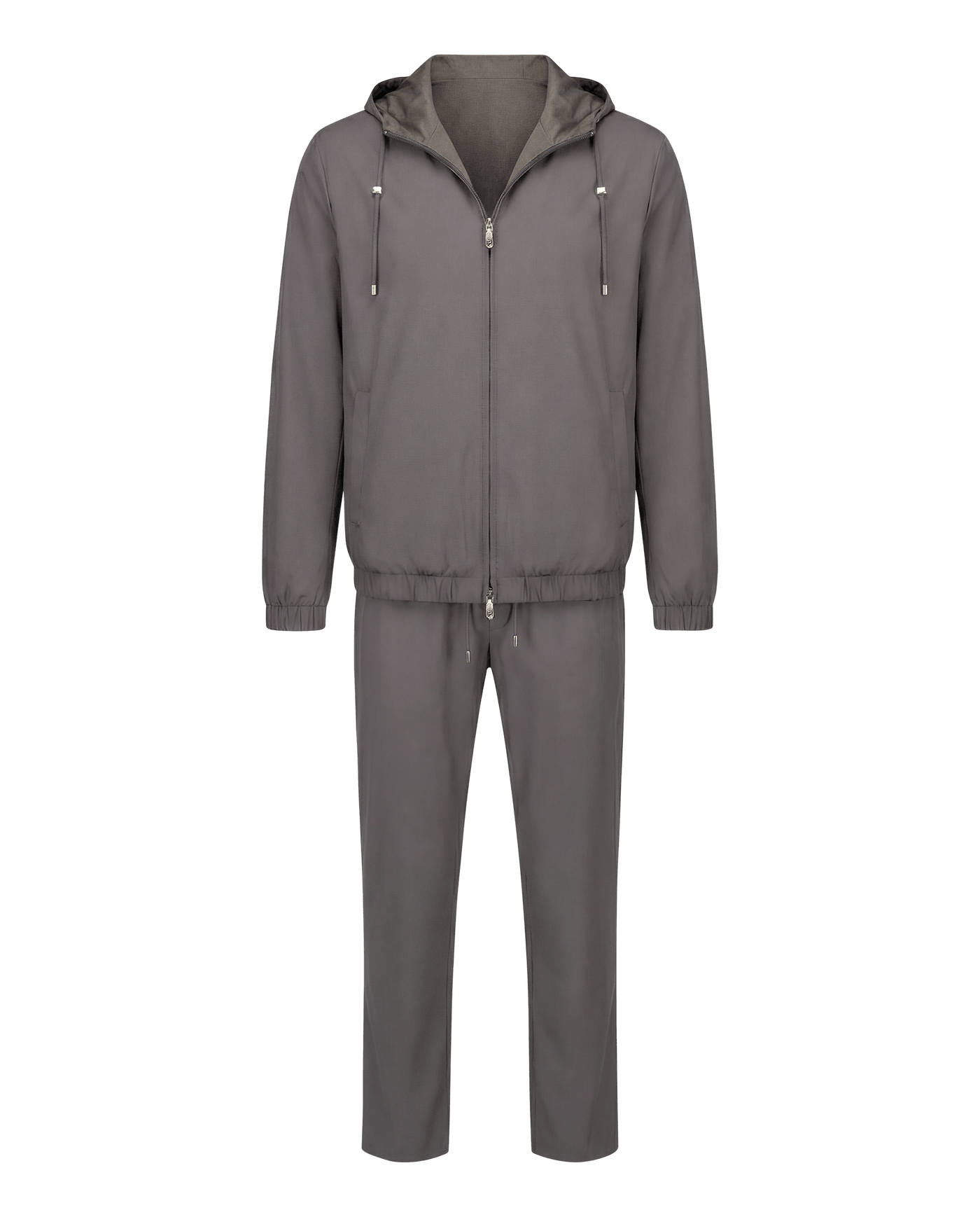 Gray tracksuit on a transparent background