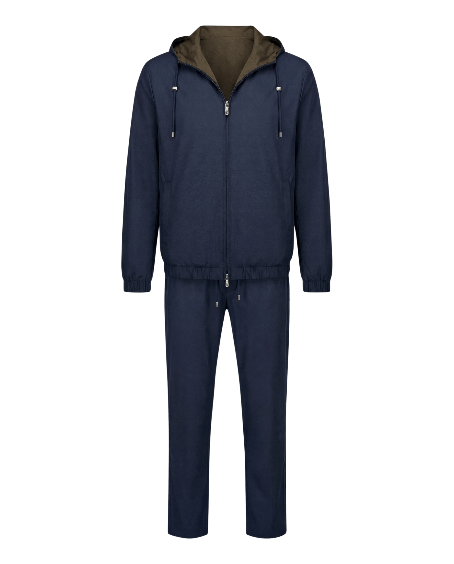 The Reversible Tech Suit Navy Brown