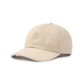 Beige cap with a logo on a white background