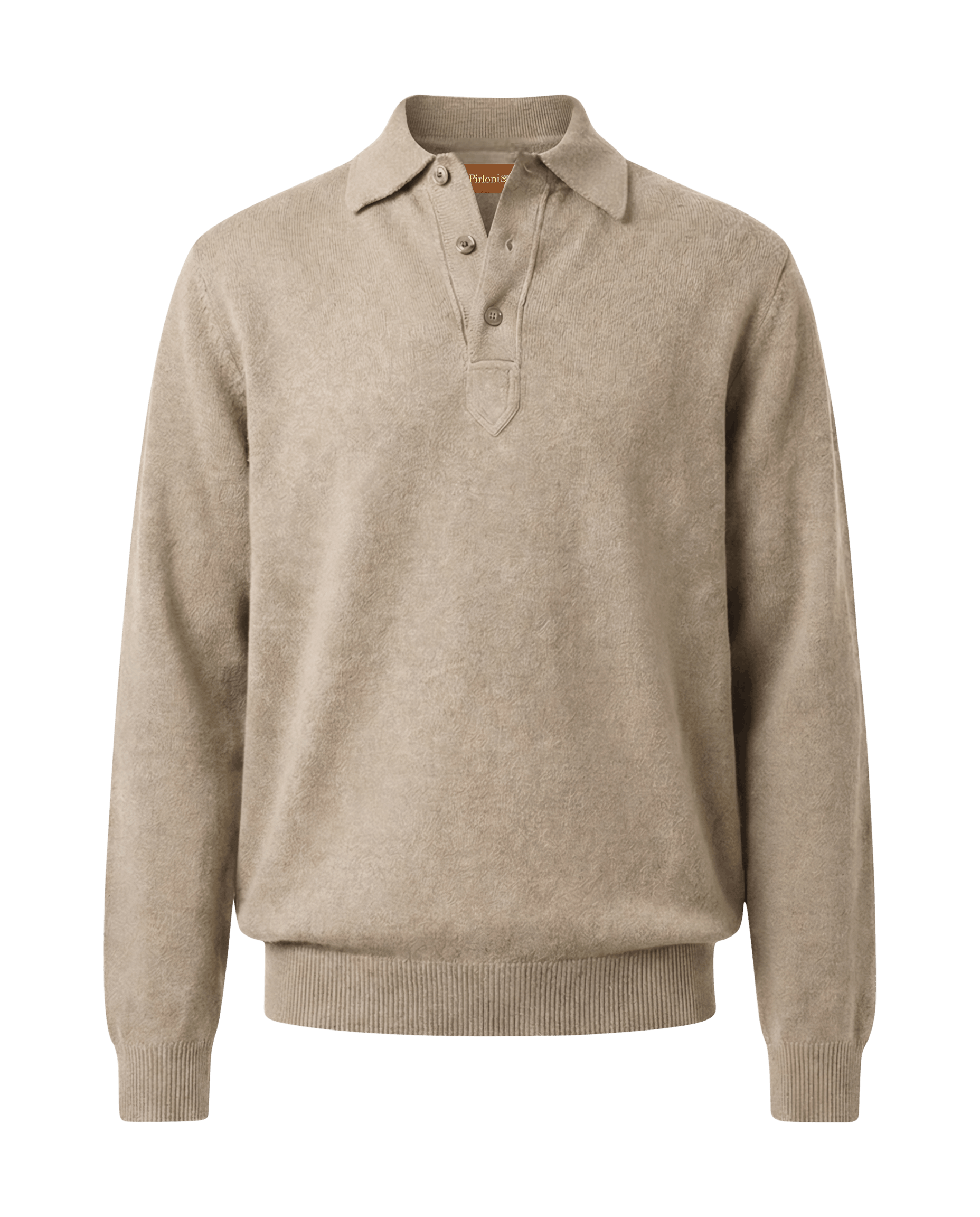 Polo Merino Beige