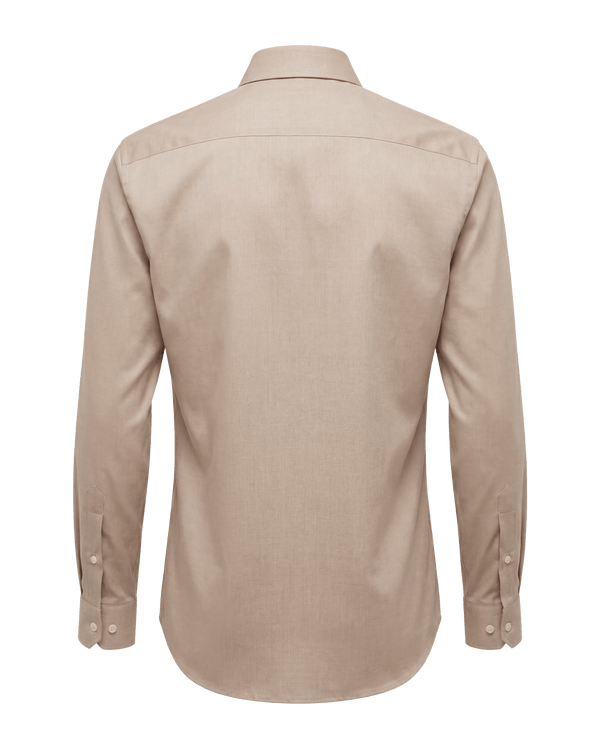 Beige shirt on a black background