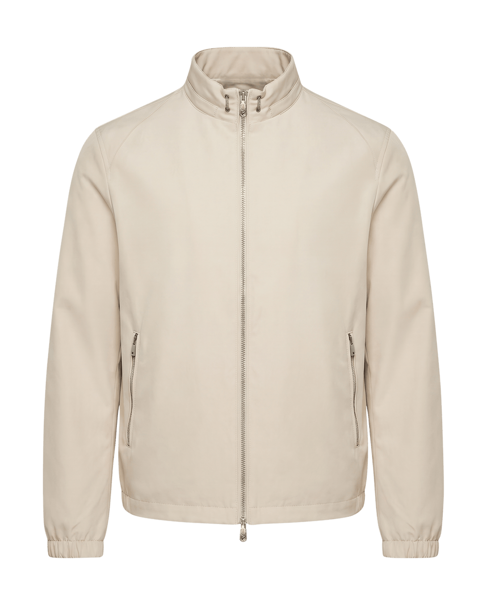 Beige jacket on a black background