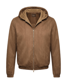 Suede Windbreaker Beige