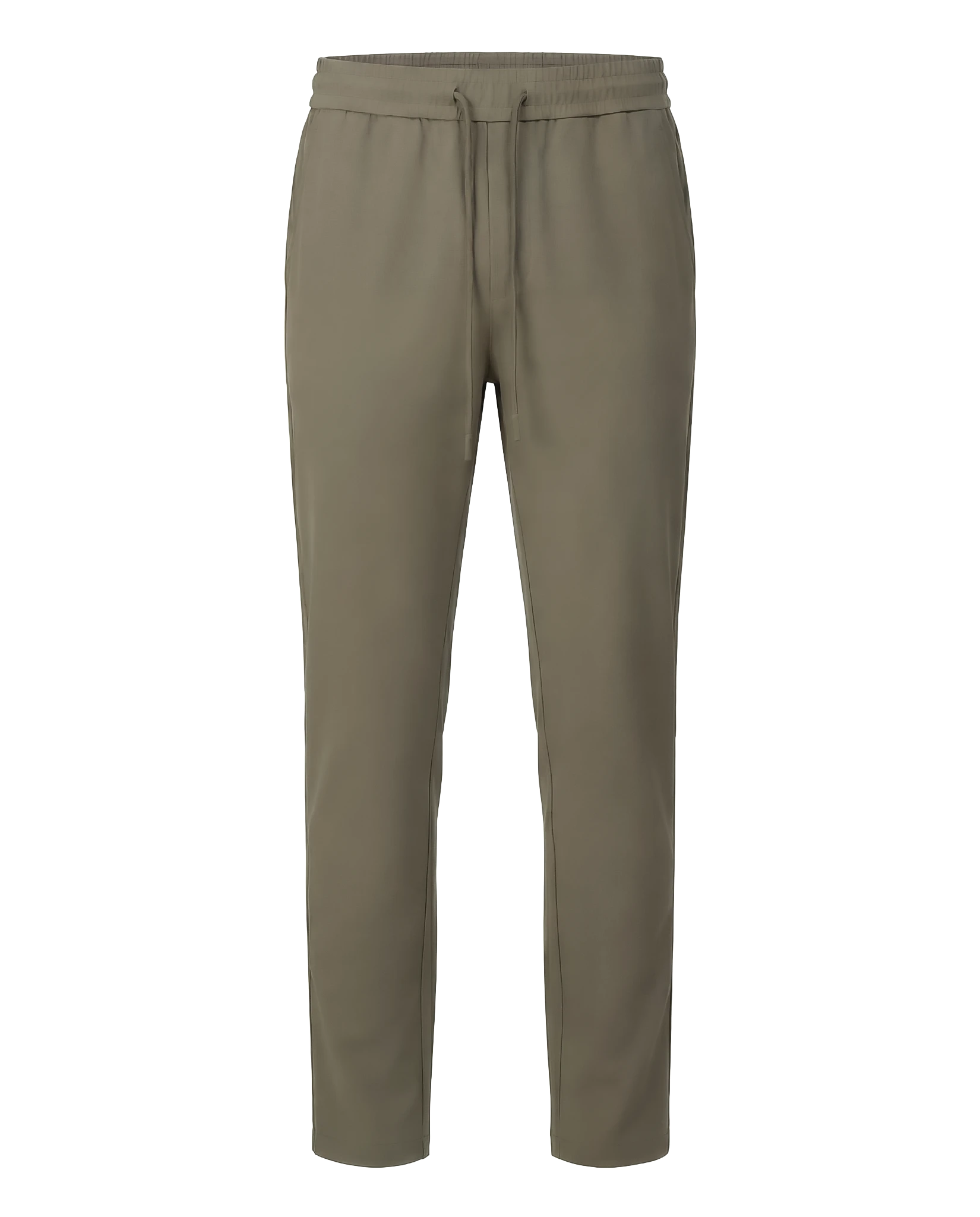 Khaki pants on a white background
