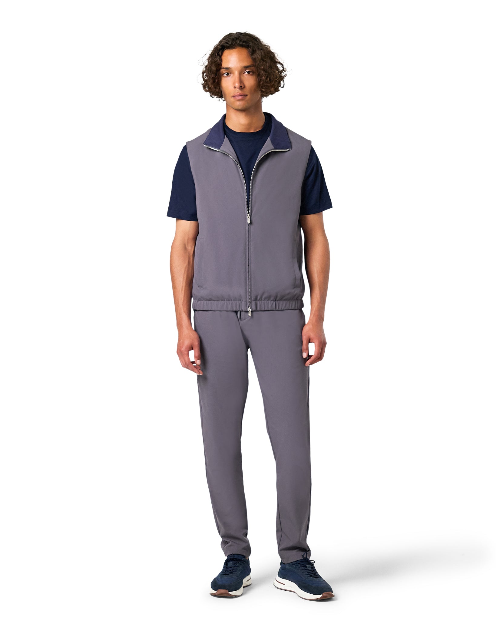 Tech Bodywarmer Set Grijs