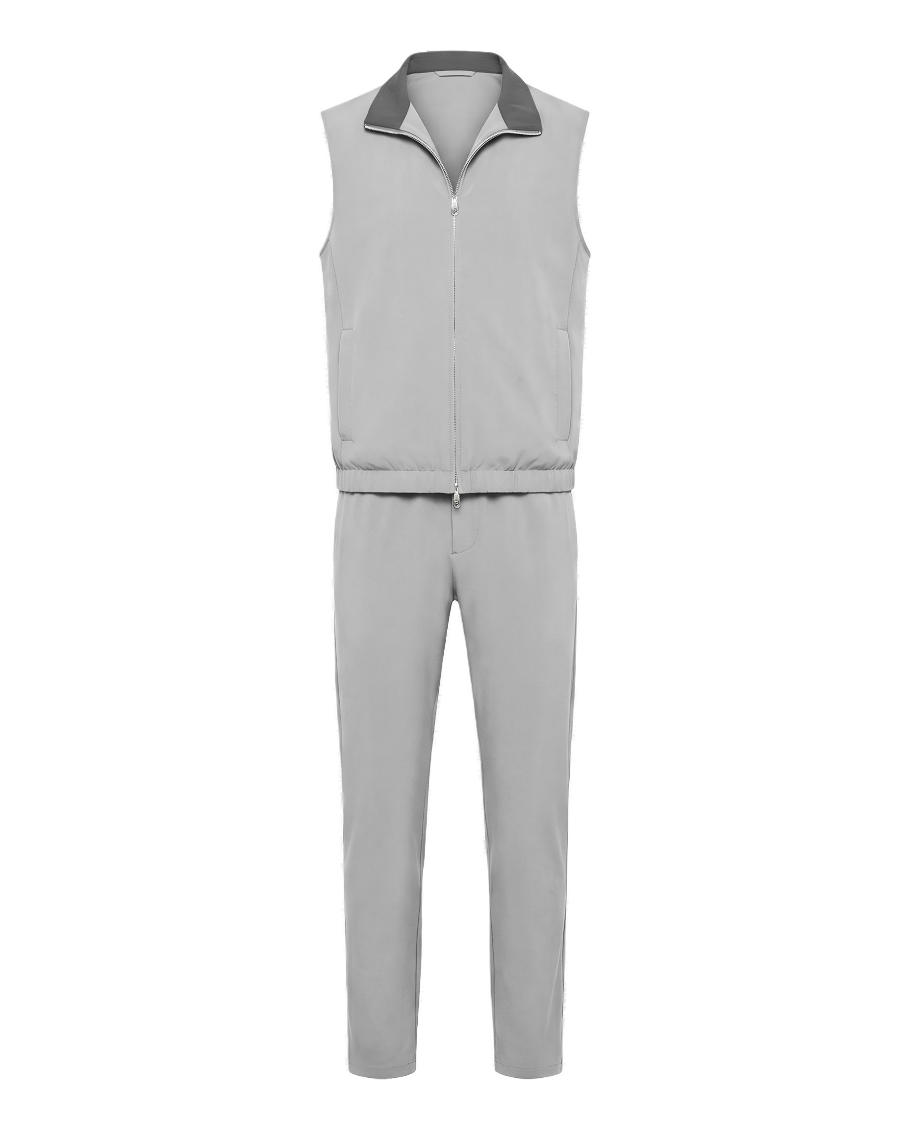 Tech Bodywarmer Set Light Grey
