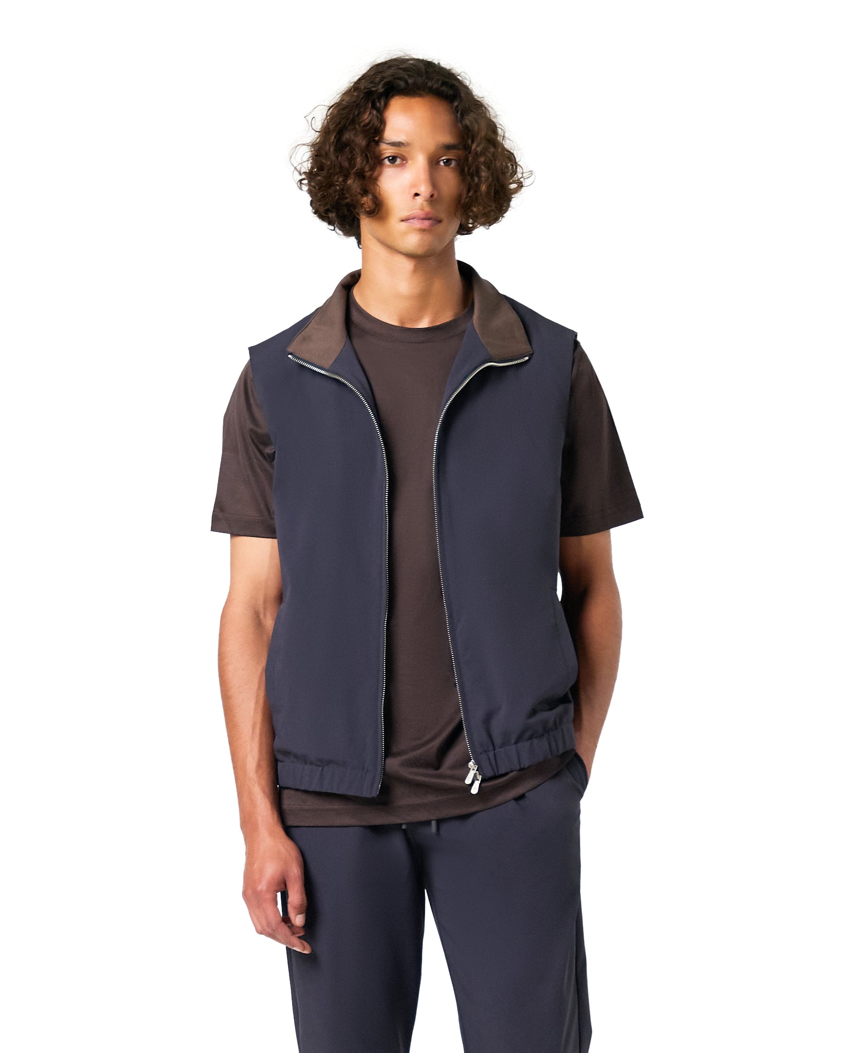 Tech Bodywarmer Set Navy