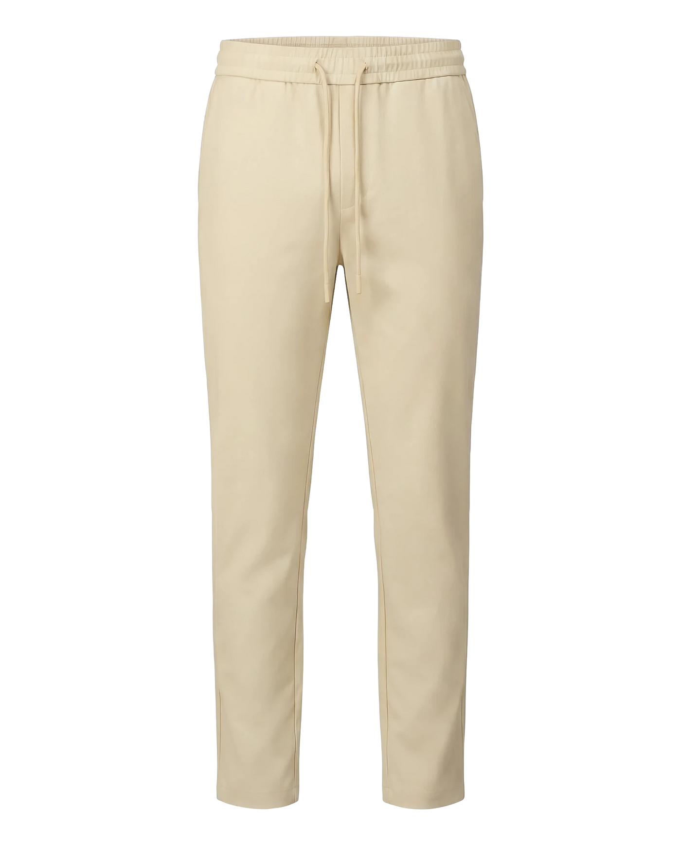 Beige pants on a white background