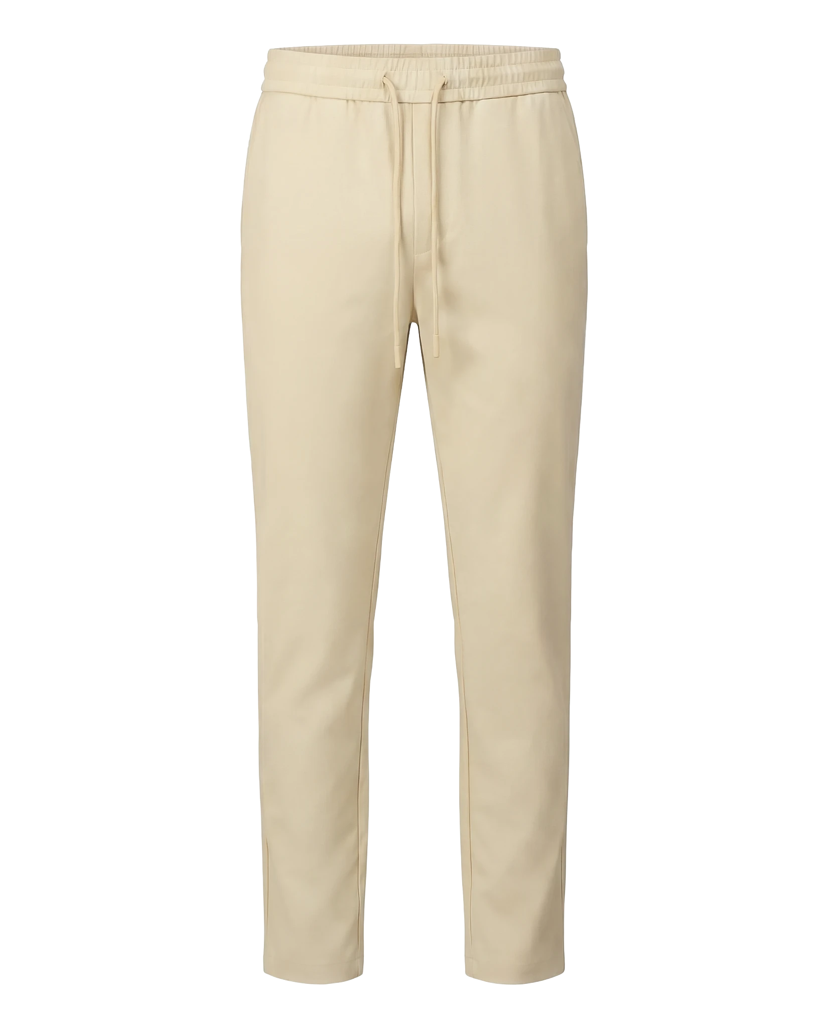 Beige pants on a white background