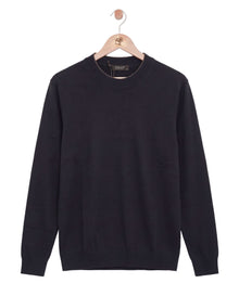 The Fine Cashmere Crewneck Black