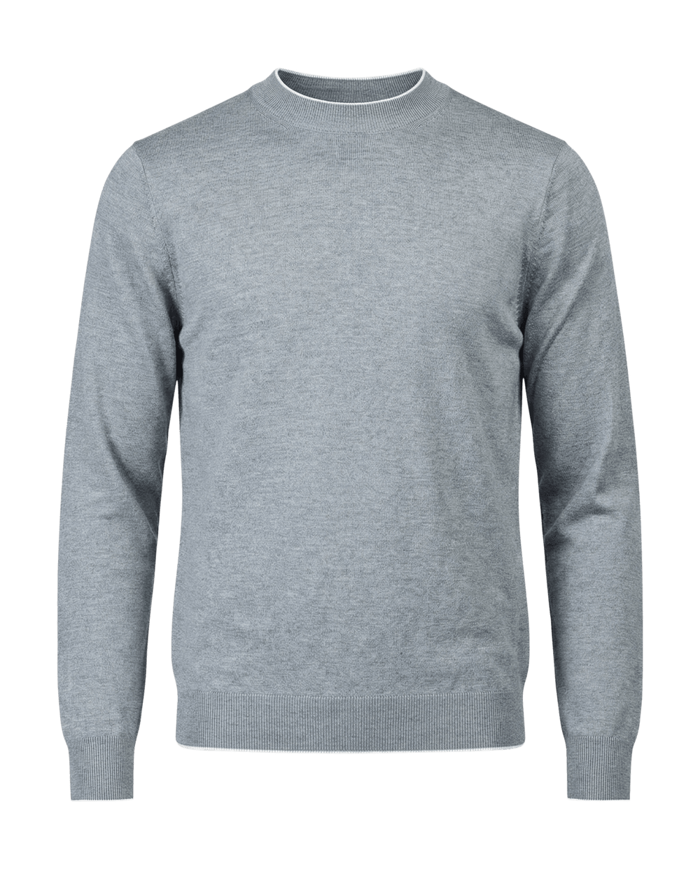Gray sweater on a black background