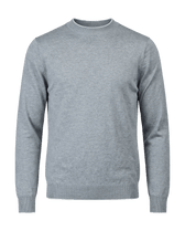 Gray sweater on a black background