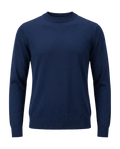 Navy blue sweater on a transparent background