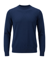 Navy blue sweater on a transparent background