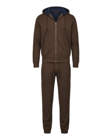 De Cashwool Joggingbroek Set Bruin 