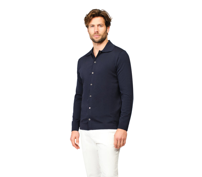 The Knitted Button Shirt
