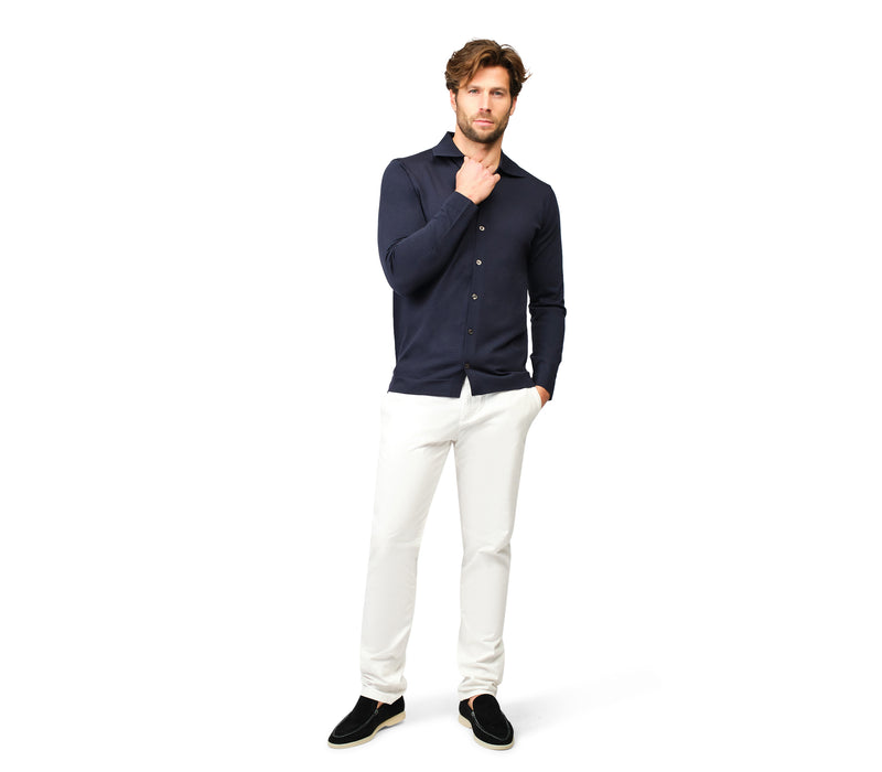 The Knitted Button Shirt