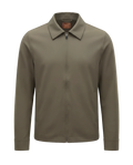 Green jacket on a white background