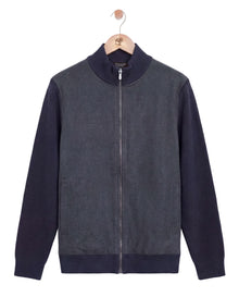 Two Tone Cardigan Navy