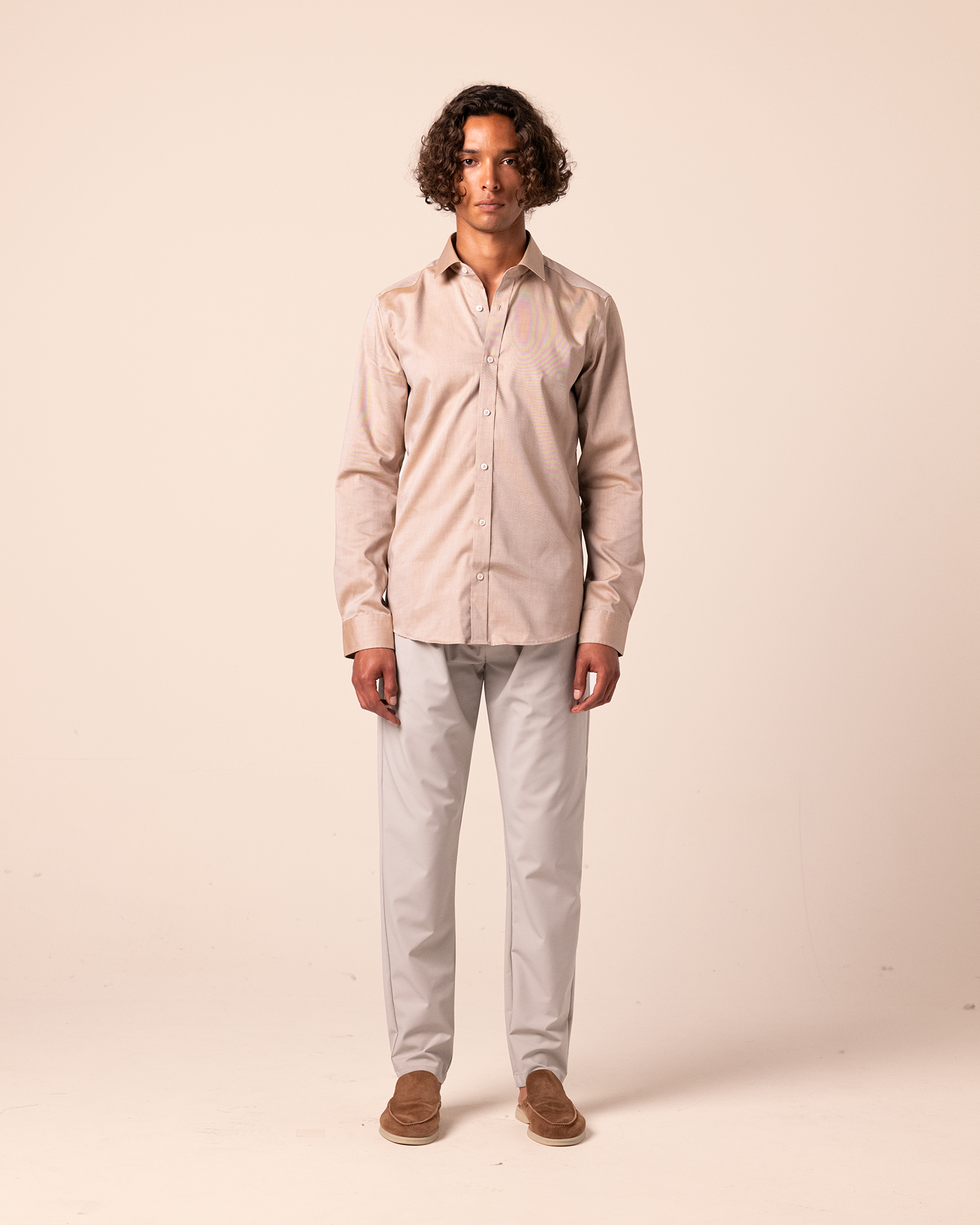 Premium Tailored Shirt Beige