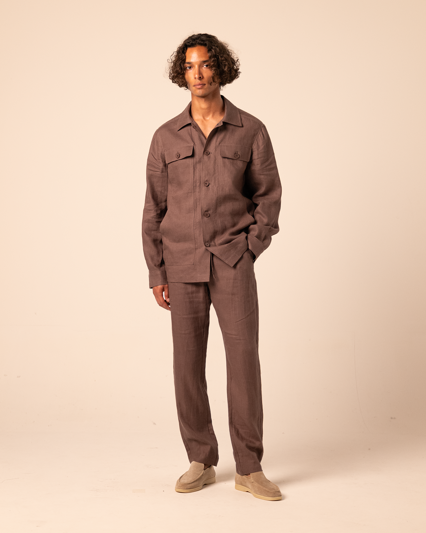 Resort Linen Set Brown