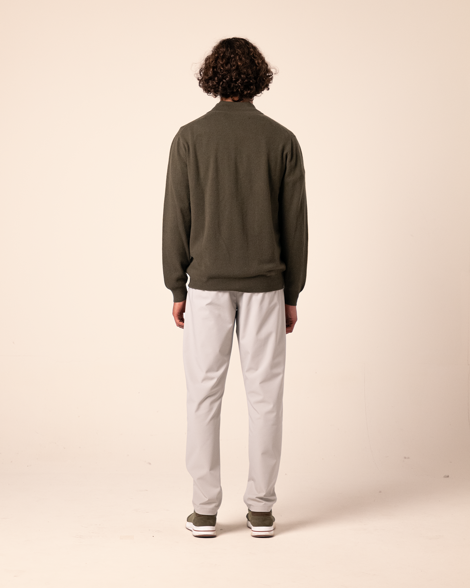 Merino Cardigan Green