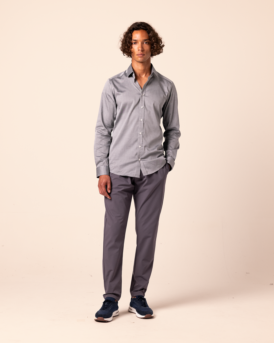 Premium Tailored Shirt Grey