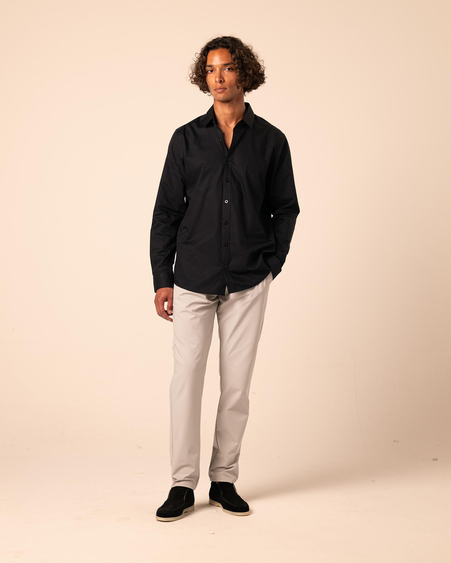 Premium Tailored Shirt Black