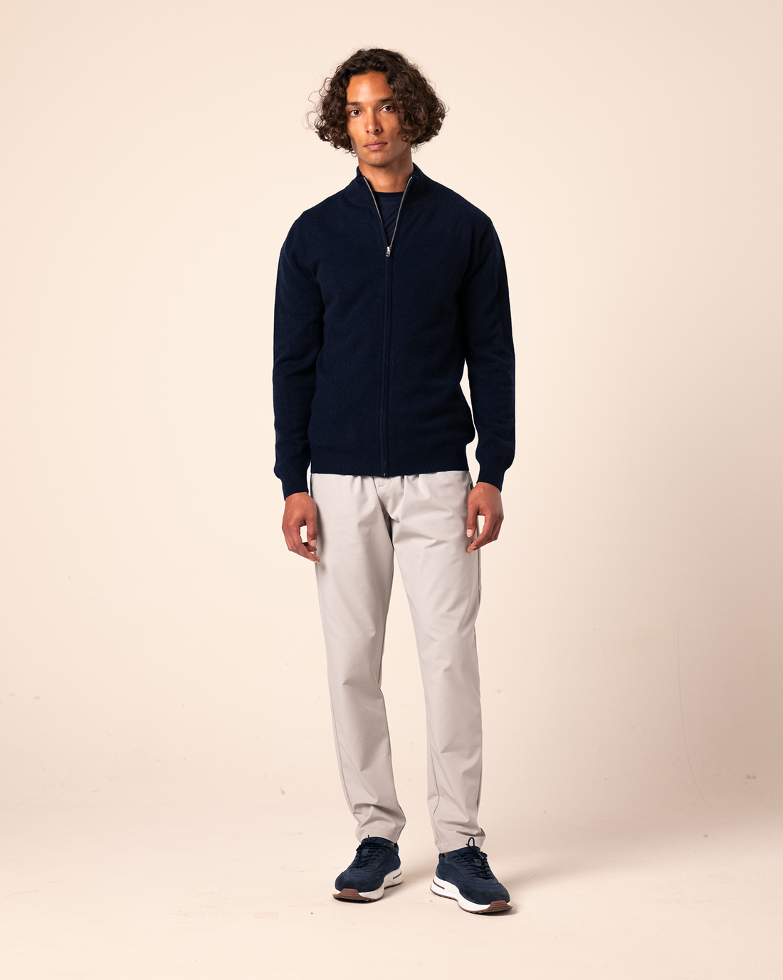Merino Cardigan Navy
