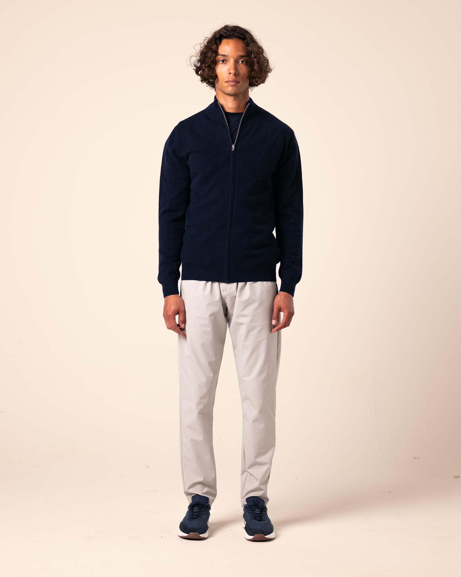 Merino Cardigan Navy