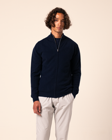 Merino Cardigan Navy