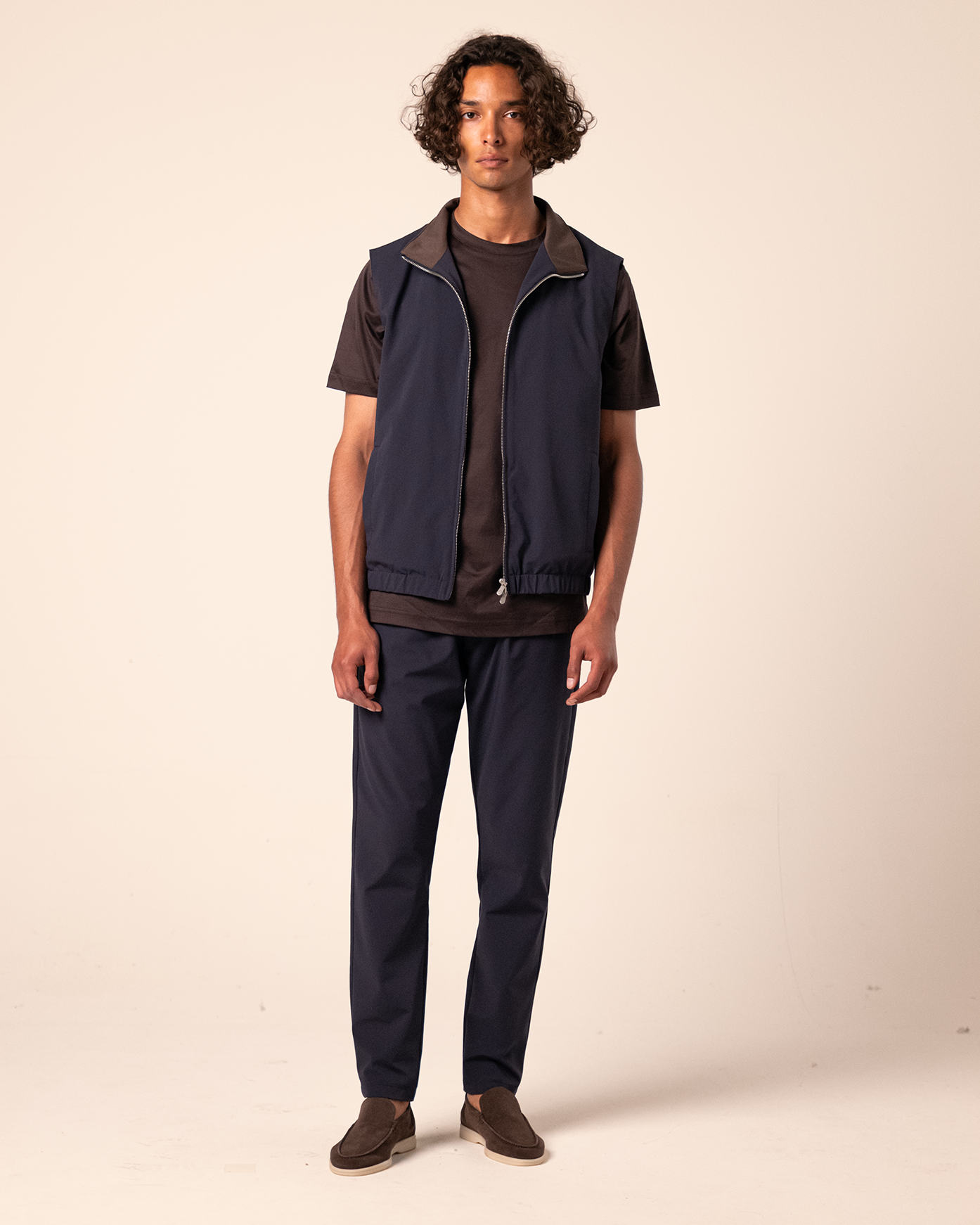 Tech Bodywarmer Set Navy