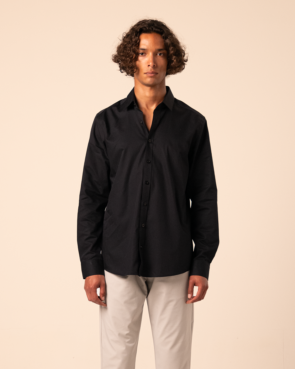 Premium Tailored Shirt Black