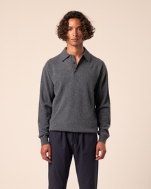 Polo Merino Grey