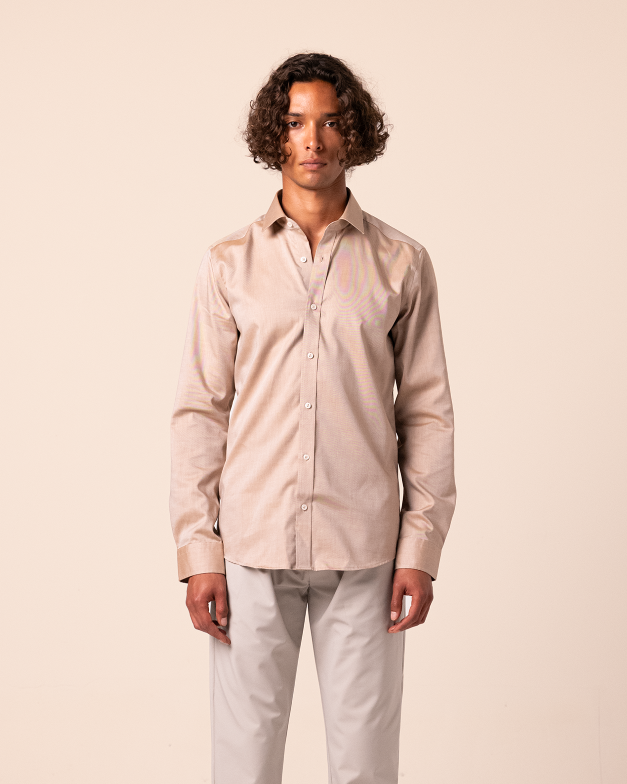 Premium Tailored Shirt Beige