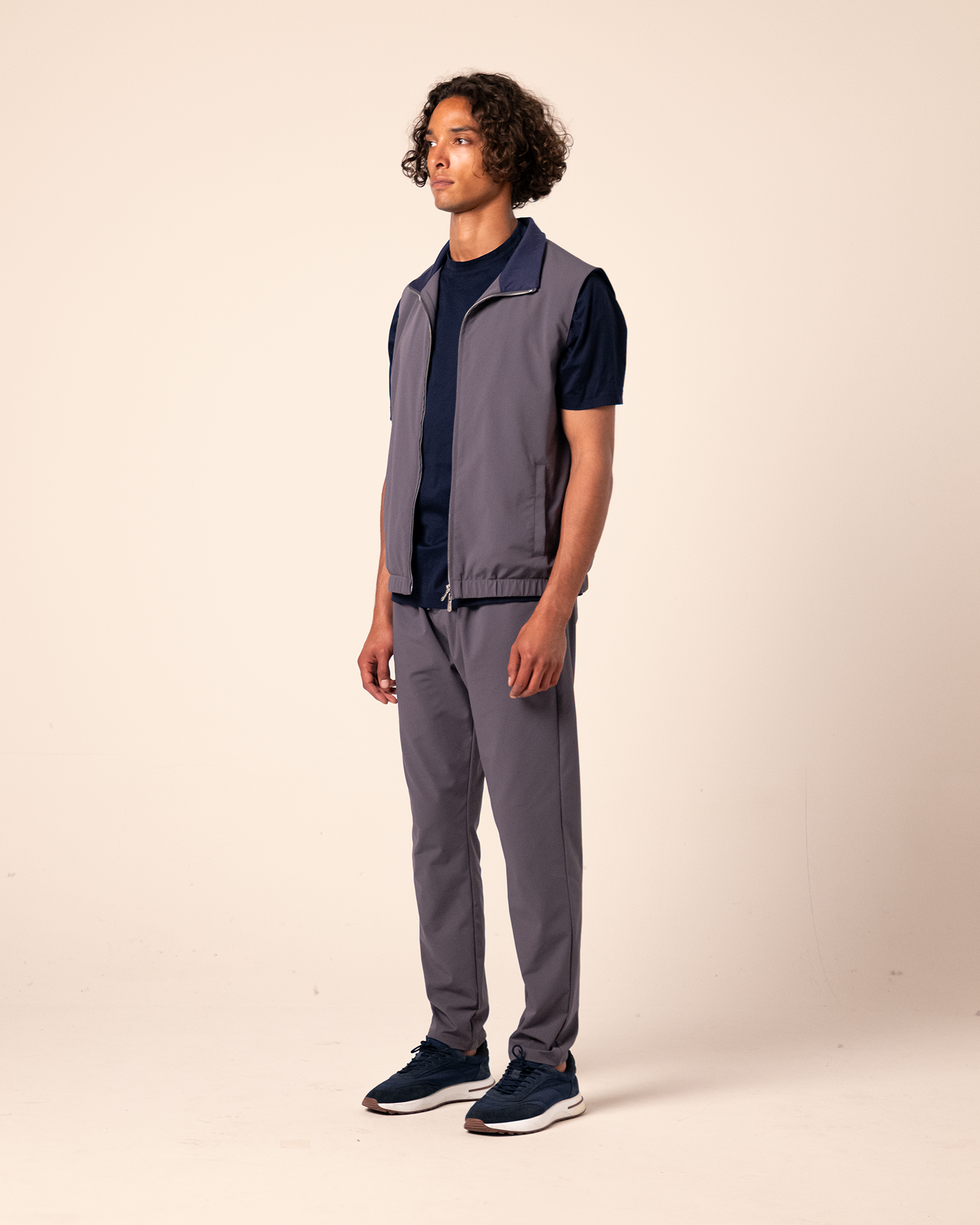 Tech Bodywarmer Set Grey