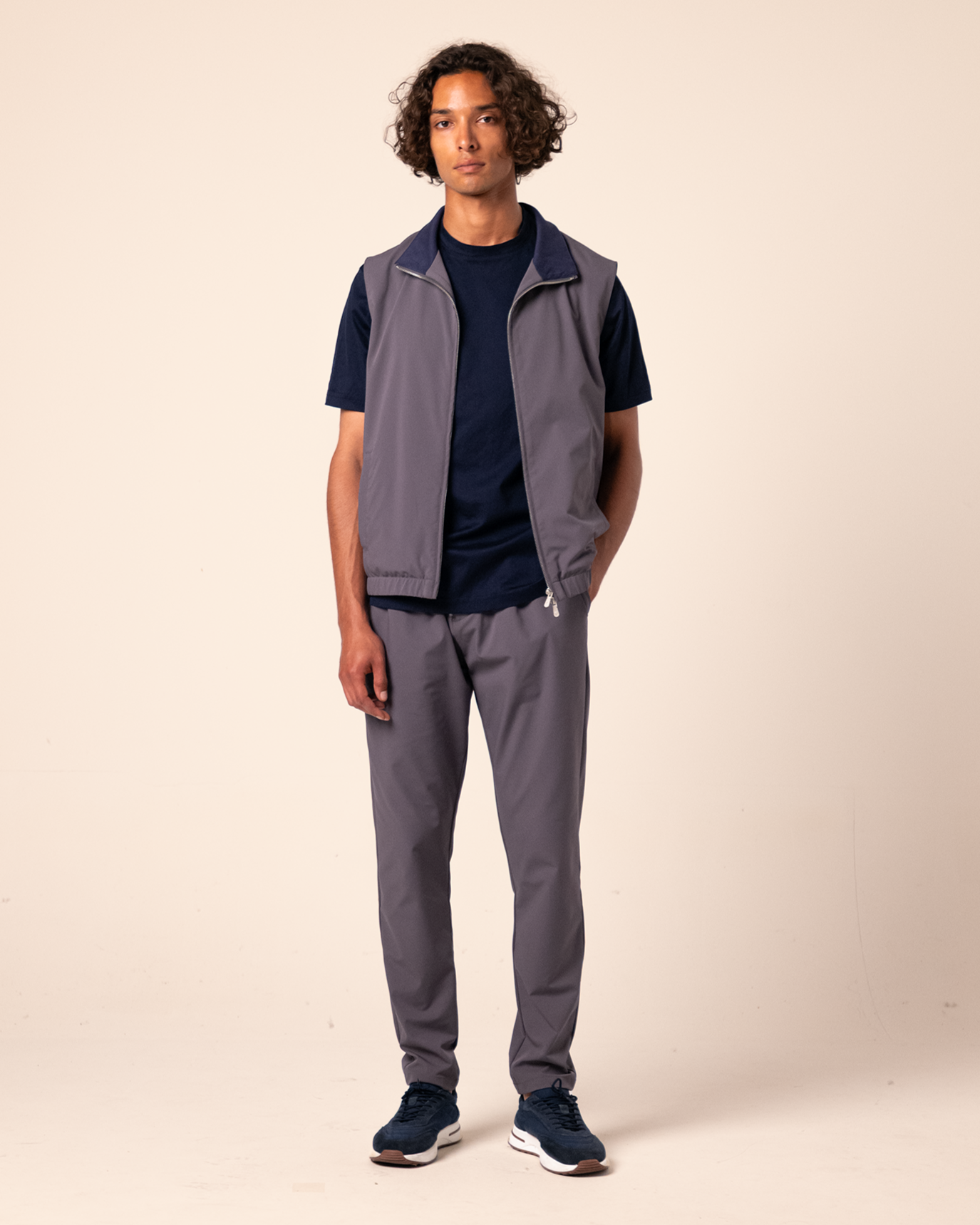 Tech Bodywarmer Set Grey